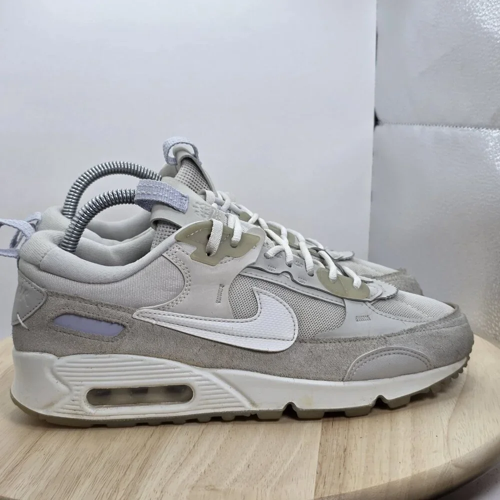 Size 8.5W Nike Air Max 90 Futura ‘White Light Bone’ DM9922-102 - Picture 3 of 9